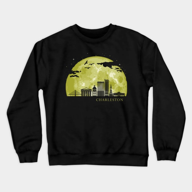 Charleston Crewneck Sweatshirt by Nerd_art